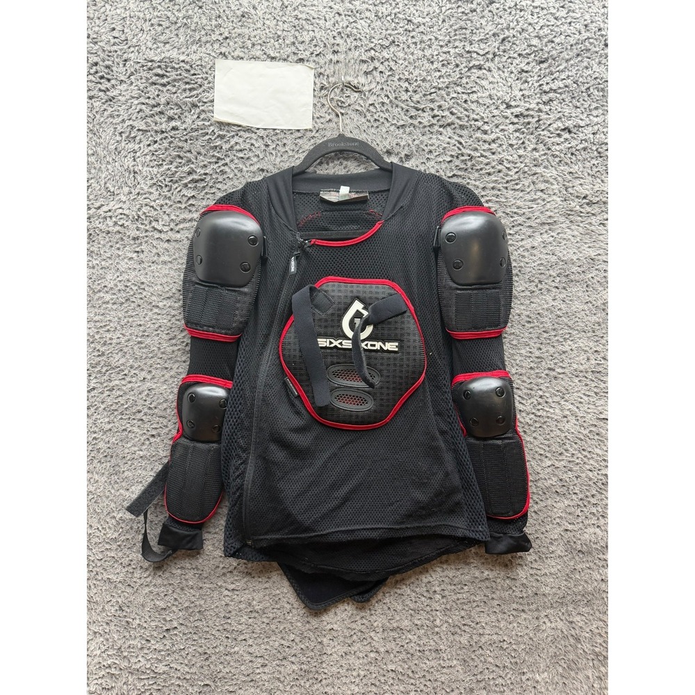 SixSixOne 661 Pressure Suit Body Armor Off-Road Jacket Black Youth Size L